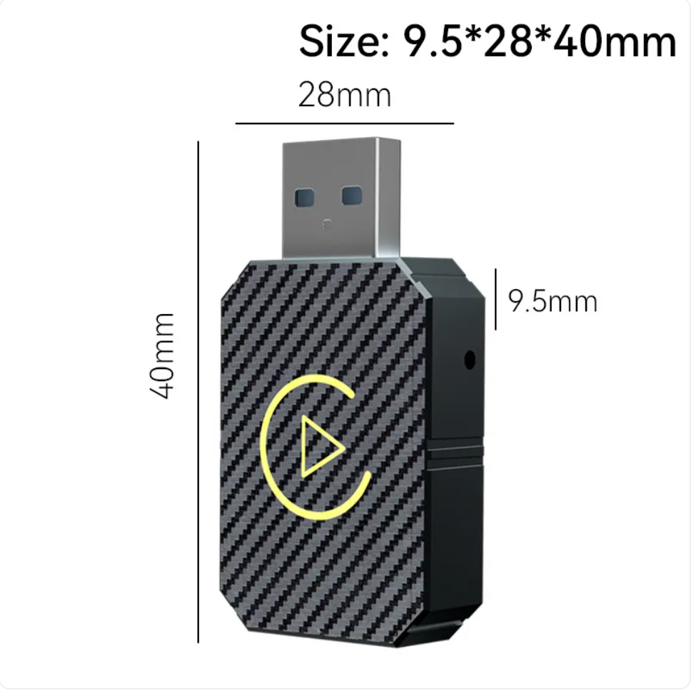 Wireless CarPlay & Android Auto Adapter — Plug & Play